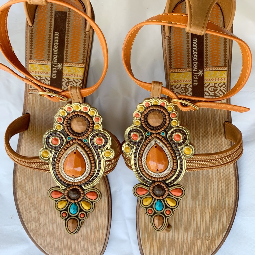 Montego Bay Club multicolor jewel Sz 8